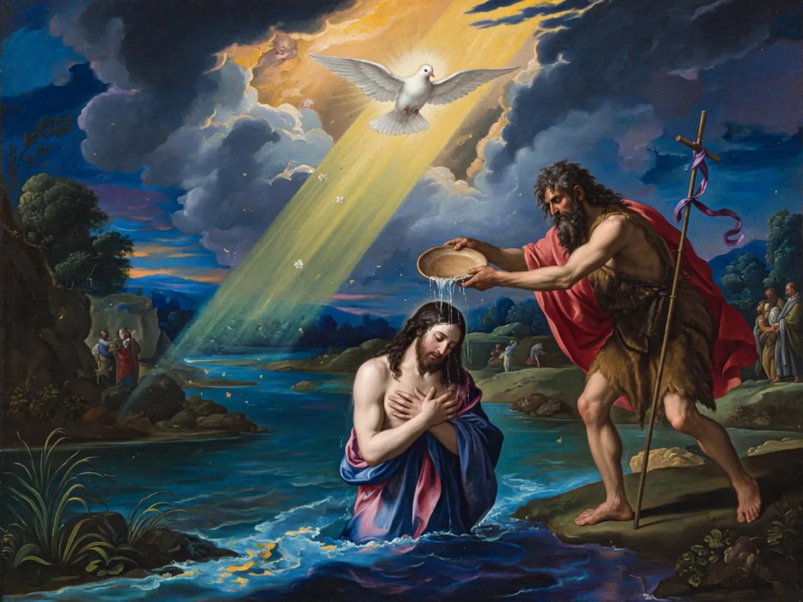 O Batismo de Jesus no Jordão