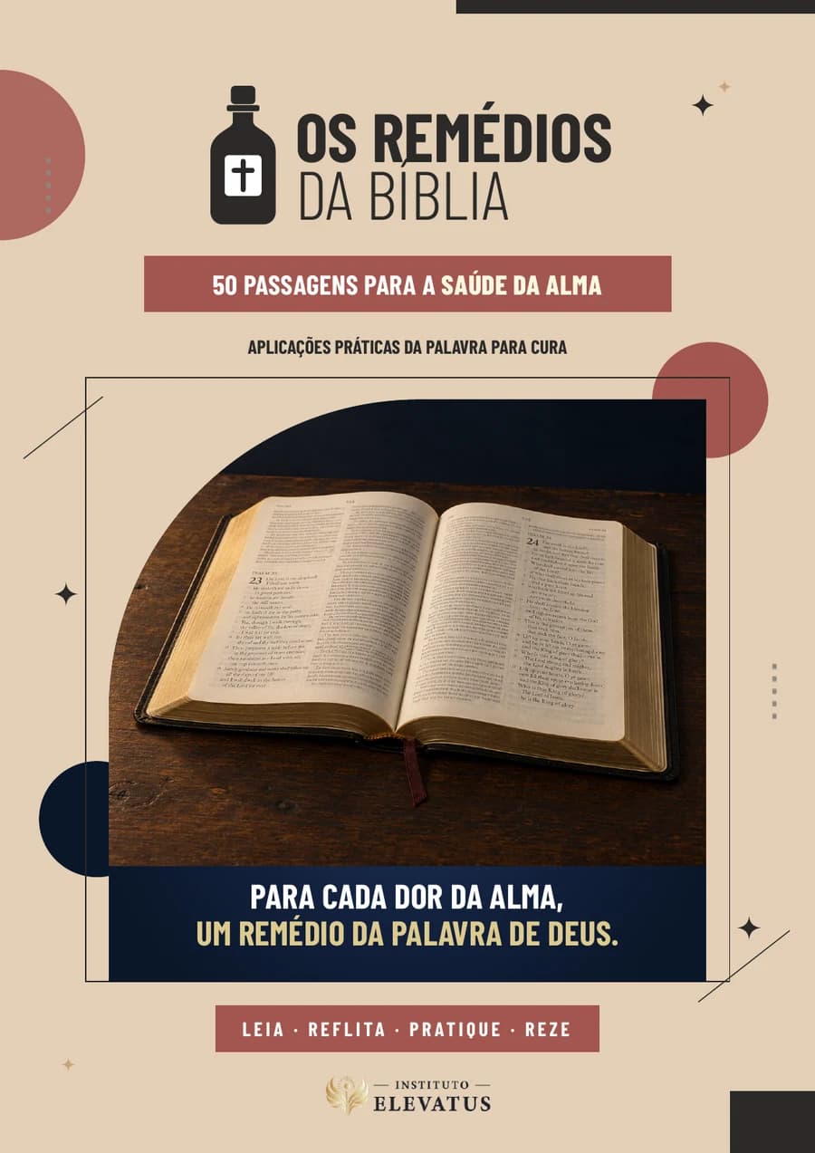 Capa da apostila Os Remédios da Bíblia