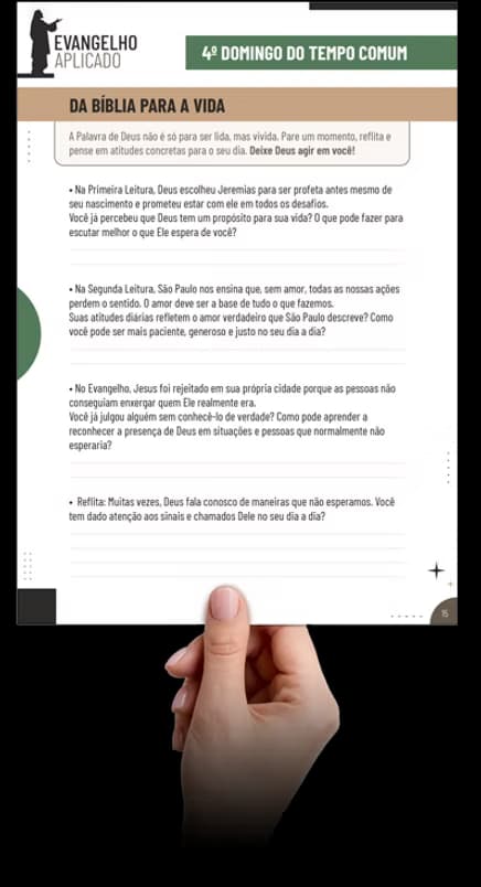 Prévia do Evangelho Aplicado 1
