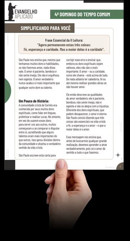 Prévia do Evangelho Aplicado 3
