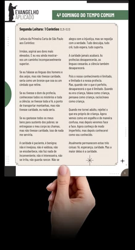Prévia do Evangelho Aplicado 6